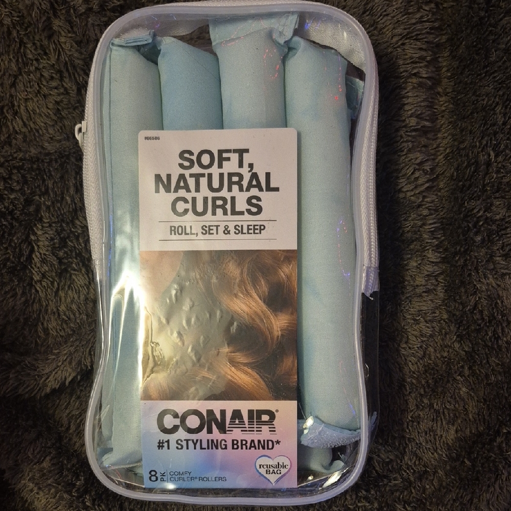 Conair Soft Natural Curls Rollers - Blue